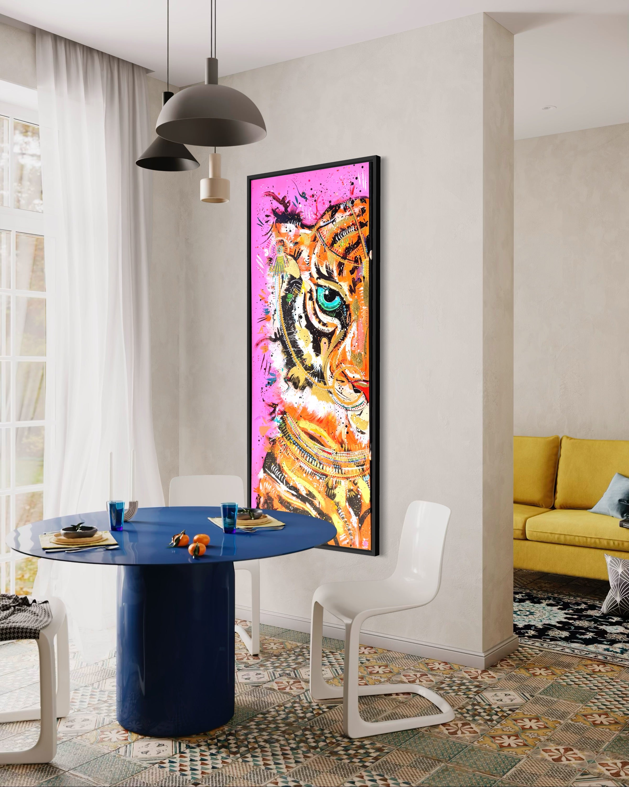 Hand Embellished Tora The Tiger