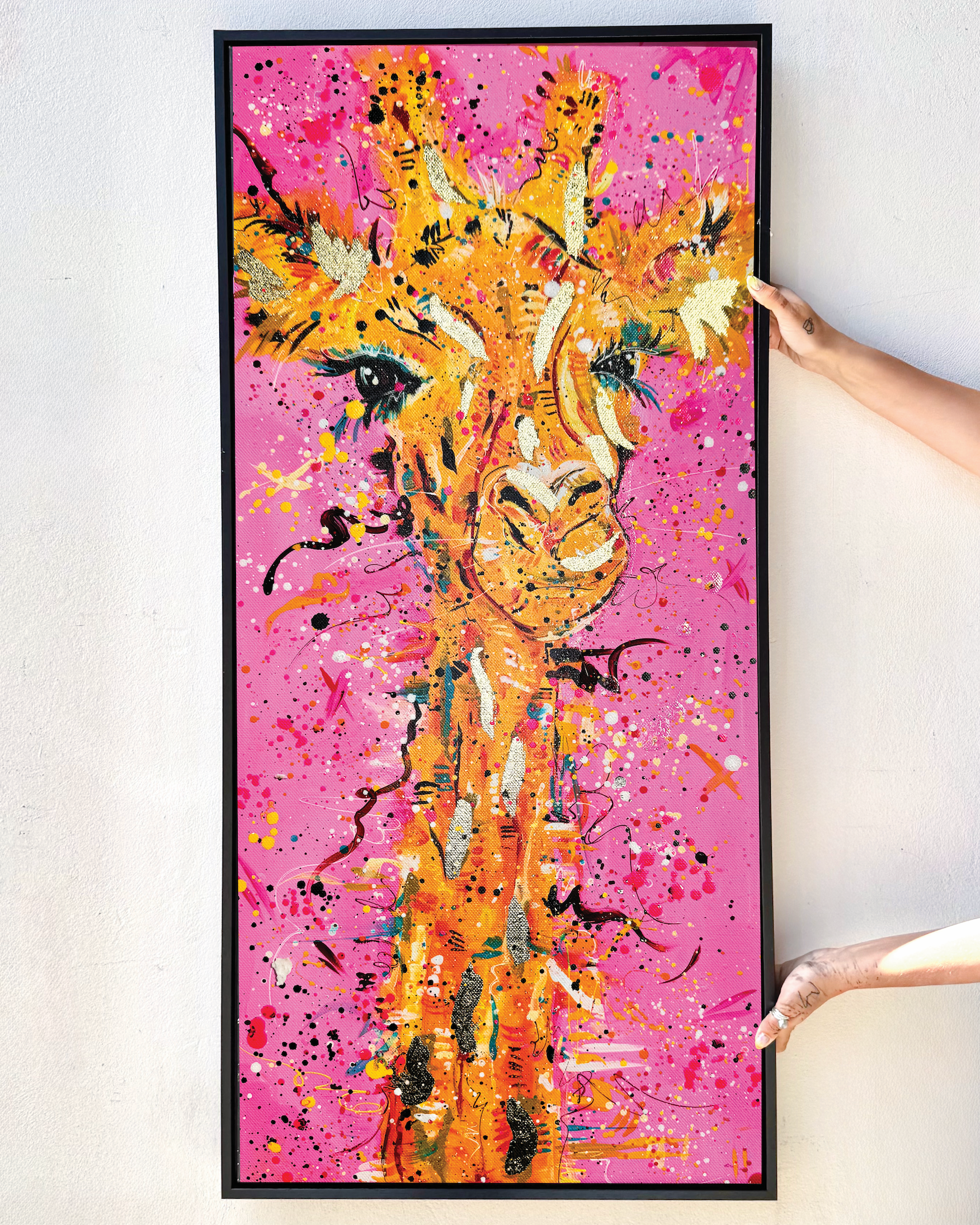 Hand Embellished Chardonnay the Giraffe