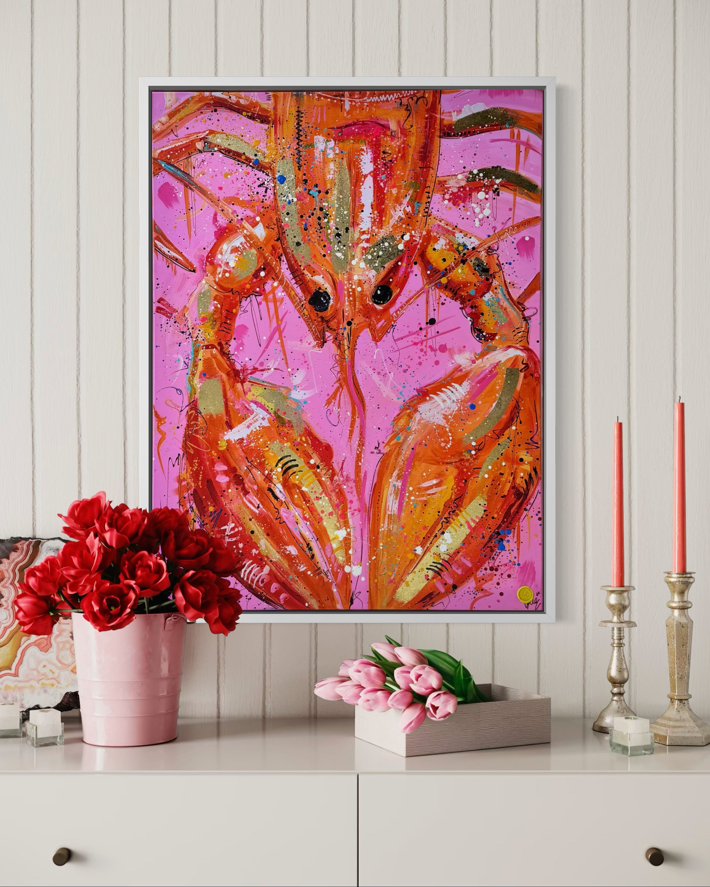 Hand Embellished Louisa the Langoustine