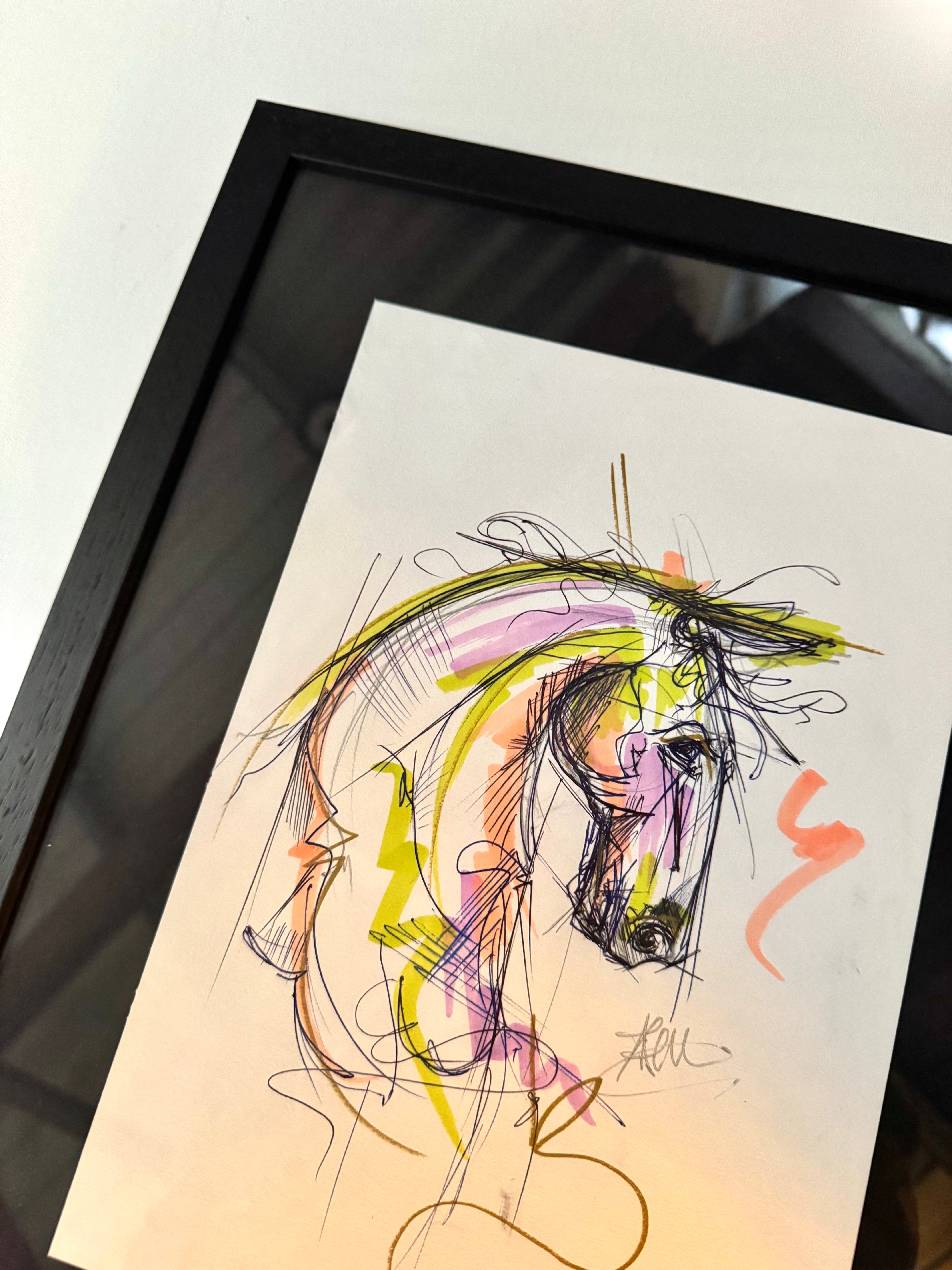 Horse Sketch Small #4